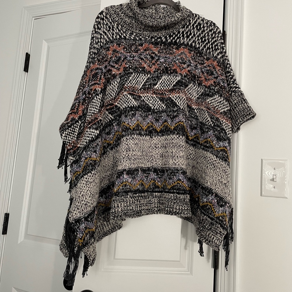 Anthropologie Pilcro Magda Knit Poncho - Picture 3 of 8